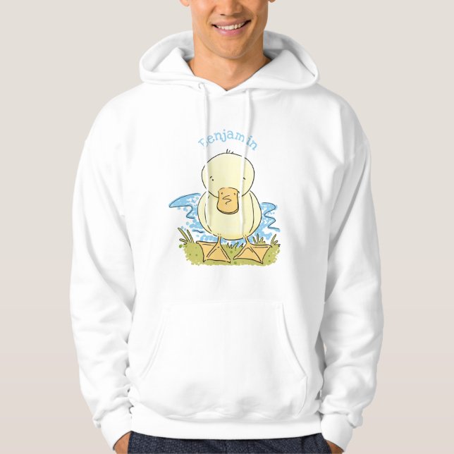 Niedliche Cartoon-Abbildung Hoodie (Vorderseite)