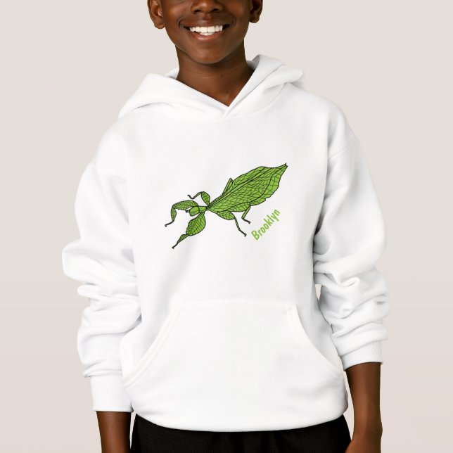 Niedliche Cartoon-Abbildung Hoodie (Vorderseite)