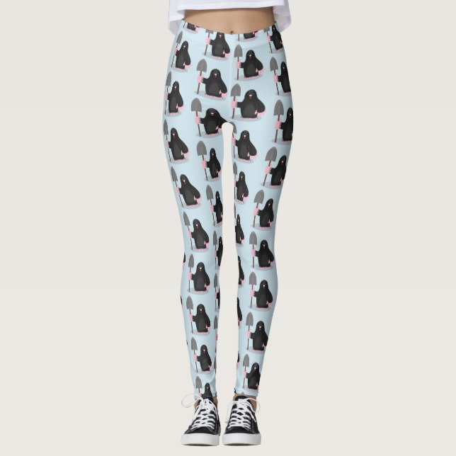 Niedliche Cartoon-Abbildung Leggings (Vorderseite)