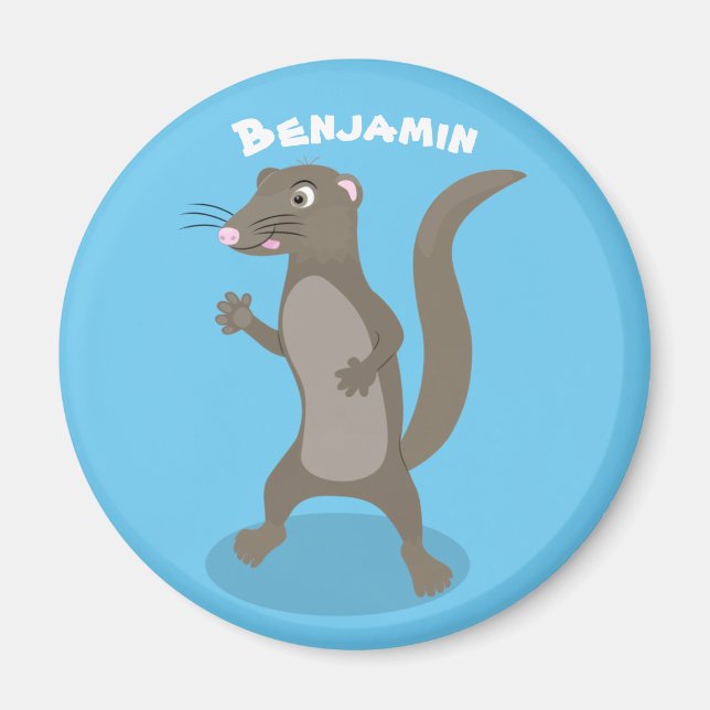 Niedliche Cartoon-Abbildung Magnet (Vorne)