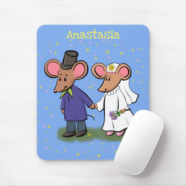 Niedliche Cartoon-Abbildung Mousepad (Mit Mouse)