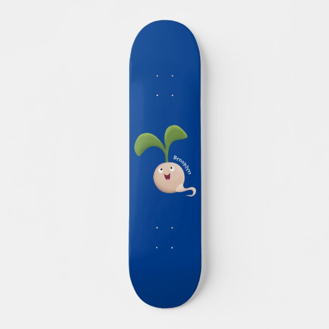 Niedliche Cartoon-Abbildung Skateboard (Vorne)