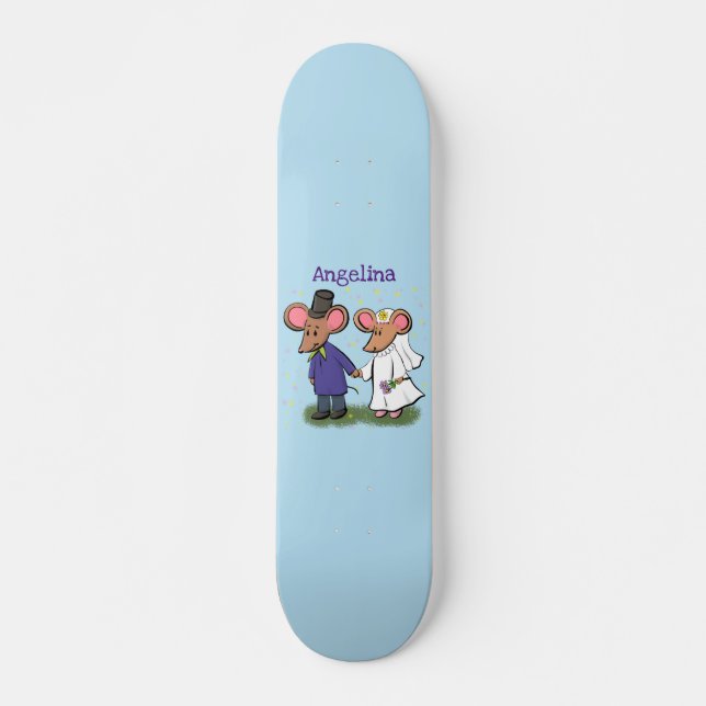 Niedliche Cartoon-Abbildung Skateboard (Vorne)