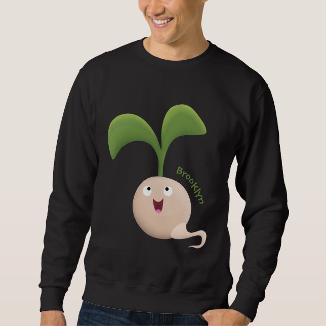Niedliche Cartoon-Abbildung Sweatshirt (Vorderseite)