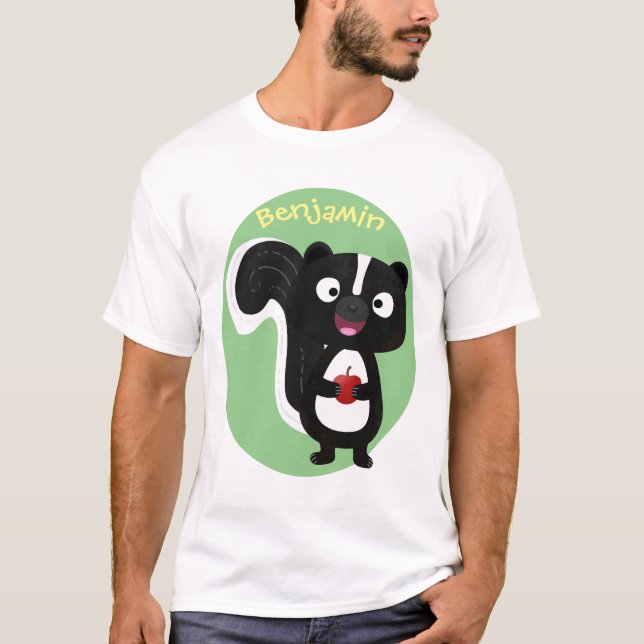 Niedliche Cartoon-Abbildung T-Shirt (Vorderseite)