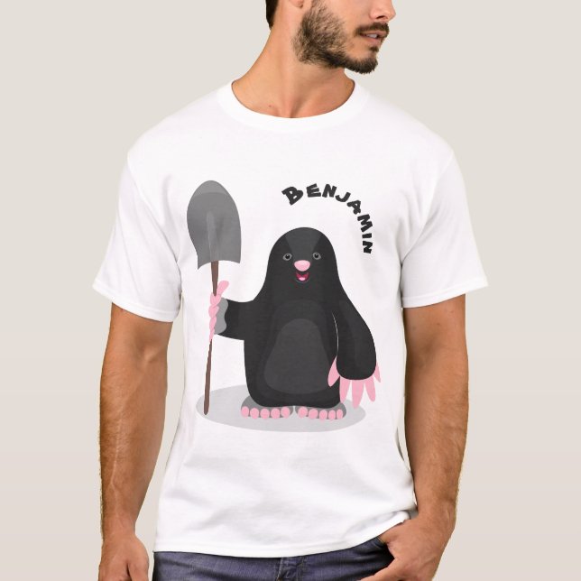 Niedliche Cartoon-Abbildung T-Shirt (Vorderseite)