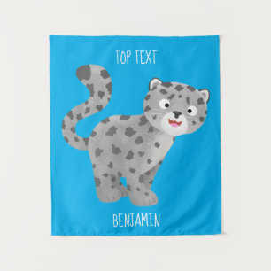 Niedliche Cartoon-Abbildung Wandteppich