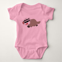 Niedliche Cartoon-Dachs-Baby-Kleidung