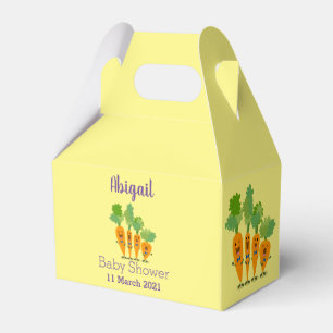 Niedliche Cartoon-Darstellung des Carrot-Quartetts Geschenkschachtel