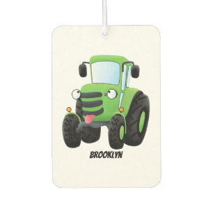 Niedliche Cartoon-Darstellung des Happy Farm Autolufterfrischer