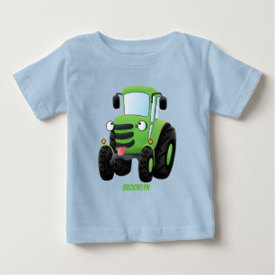 Niedliche Cartoon-Darstellung des Happy Farm Baby T-shirt