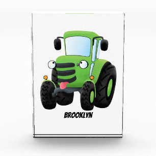 Niedliche Cartoon-Darstellung des Happy Farm Fotoblock