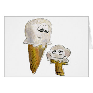 Niedliche Cartoon-Eiscreme-Kegel