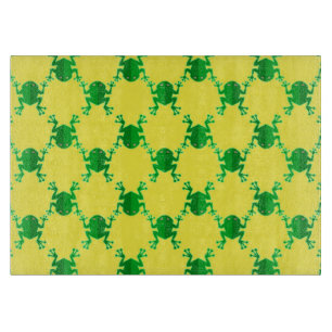 Niedliche Cartoon-Frösche Schneidebrett