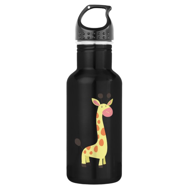 Niedliche Cartoon-Giraffe Trinkflasche (Vorderseite)