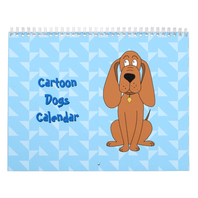 Niedliche Cartoon Hunde 2022 Kalender (Titelbild)