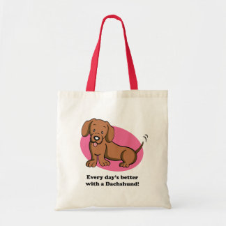 Niedliche Cartoon-HundeDackel-Tasche Tragetasche