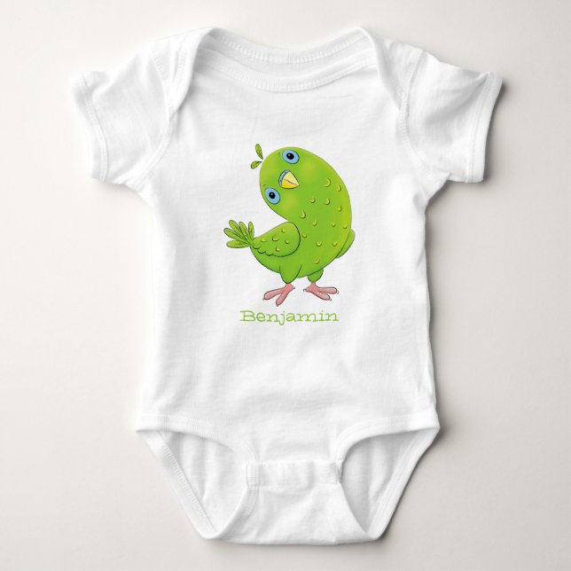 Niedliche Cartoon-Illustration Baby Strampler (Vorderseite)