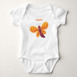 Niedliche Cartoon-Illustration Baby Strampler