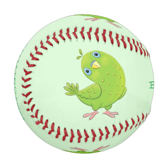 Niedliche Cartoon-Illustration Baseball (Vorderseite Links)