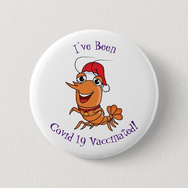 Niedliche Cartoon-Illustration Button (Vorderseite)