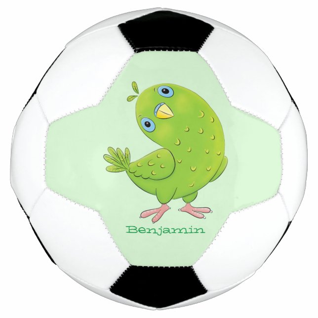 Niedliche Cartoon-Illustration Fußball (Vorderseite)