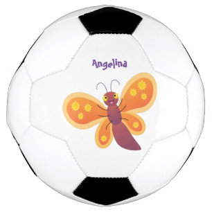 Niedliche Cartoon-Illustration Fußball