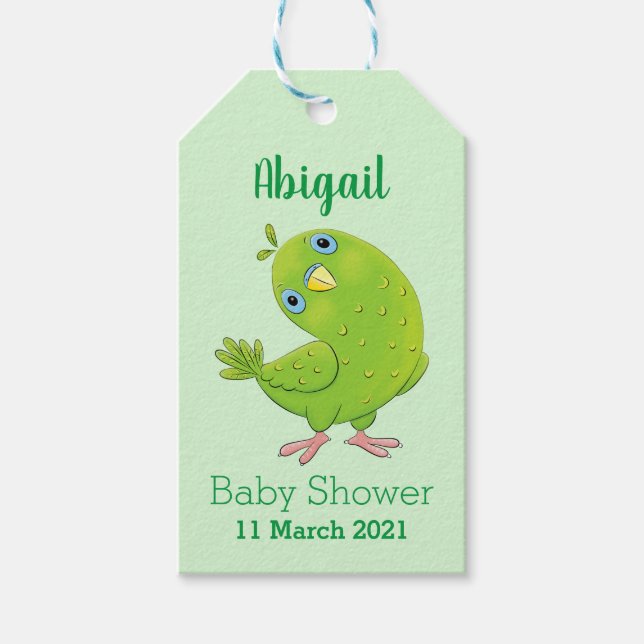 Niedliche Cartoon-Illustration Geschenkanhänger (Vorderseite)