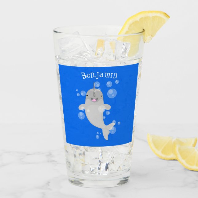 Niedliche Cartoon-Illustration Glas (Rückseite Ice)