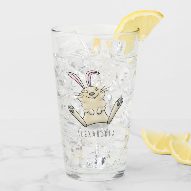 Niedliche Cartoon-Illustration Glas (Rückseite Ice)