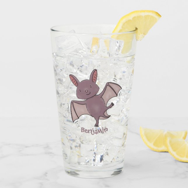 Niedliche Cartoon-Illustration Glas (Rückseite Ice)