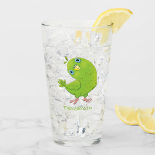 Niedliche Cartoon-Illustration Glas