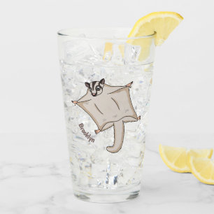 Niedliche Cartoon-Illustration Glas