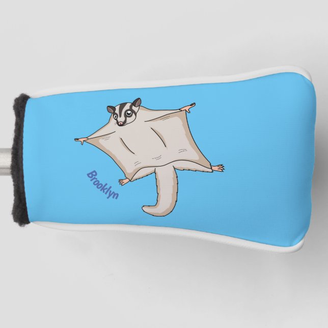 Niedliche Cartoon-Illustration Golf Headcover (Vorderseite)