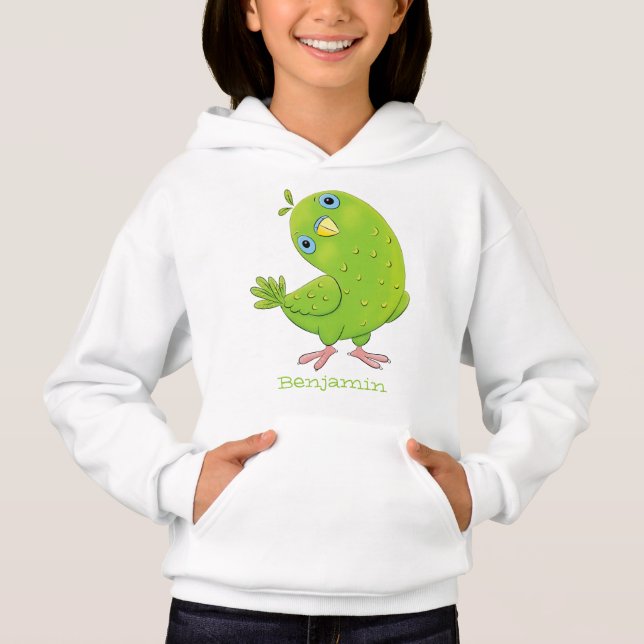 Niedliche Cartoon-Illustration Hoodie (Vorderseite)