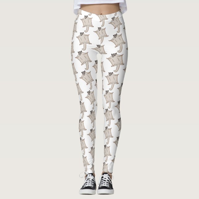 Niedliche Cartoon-Illustration Leggings (Vorderseite)
