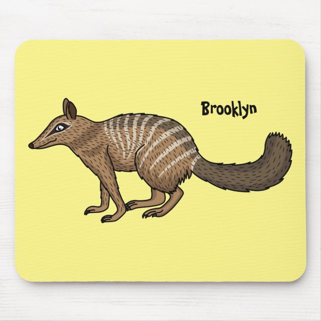Niedliche Cartoon-Illustration Mousepad (Vorne)