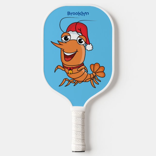Niedliche Cartoon-Illustration Pickleball Schläger (Vorderseite)