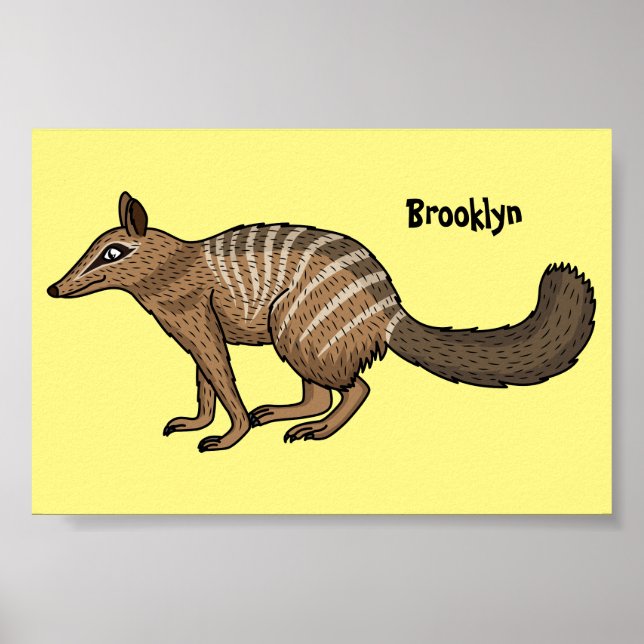 Niedliche Cartoon-Illustration Poster (Vorne)