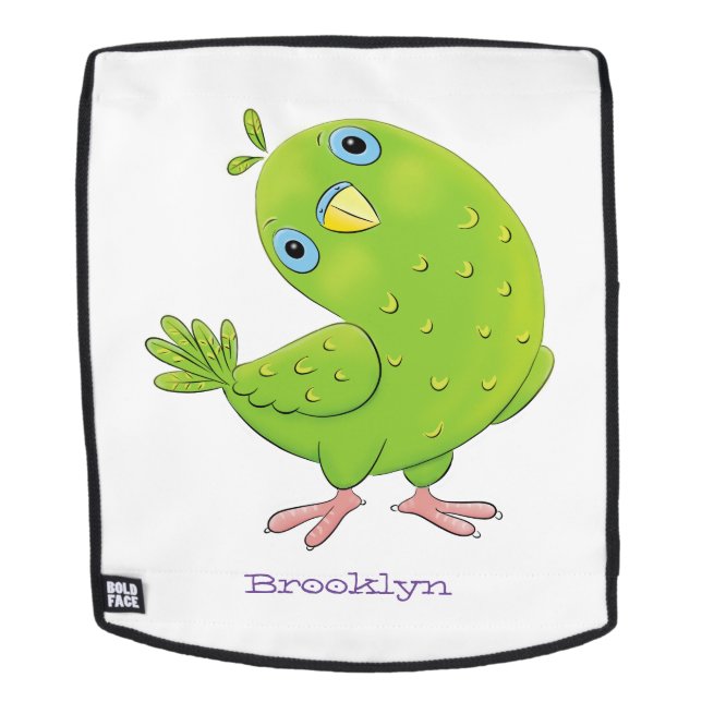 Niedliche Cartoon-Illustration Rucksack (Abnehmbare Front)