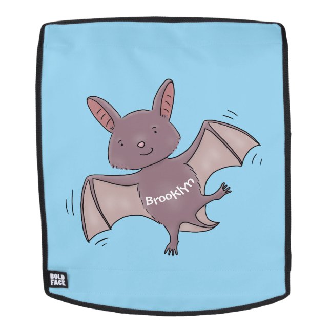 Niedliche Cartoon-Illustration Rucksack (Abnehmbare Front)