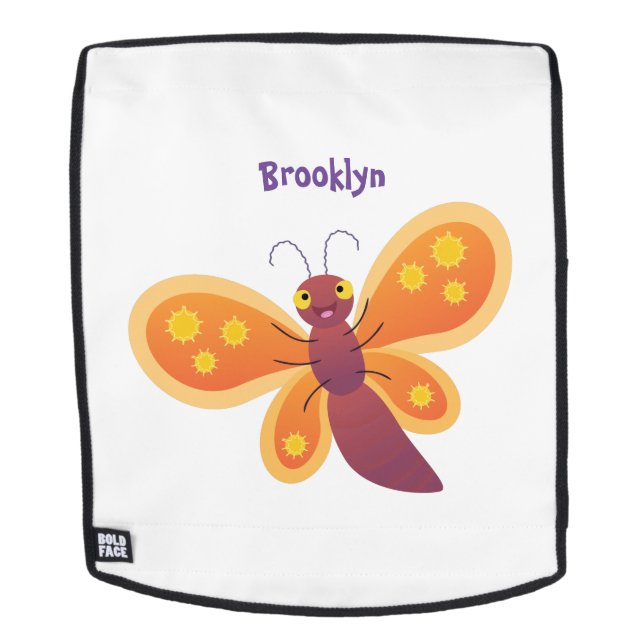 Niedliche Cartoon-Illustration Rucksack (Abnehmbare Front)