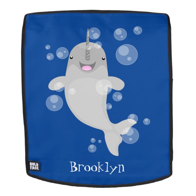 Niedliche Cartoon-Illustration Rucksack (Abnehmbare Front)