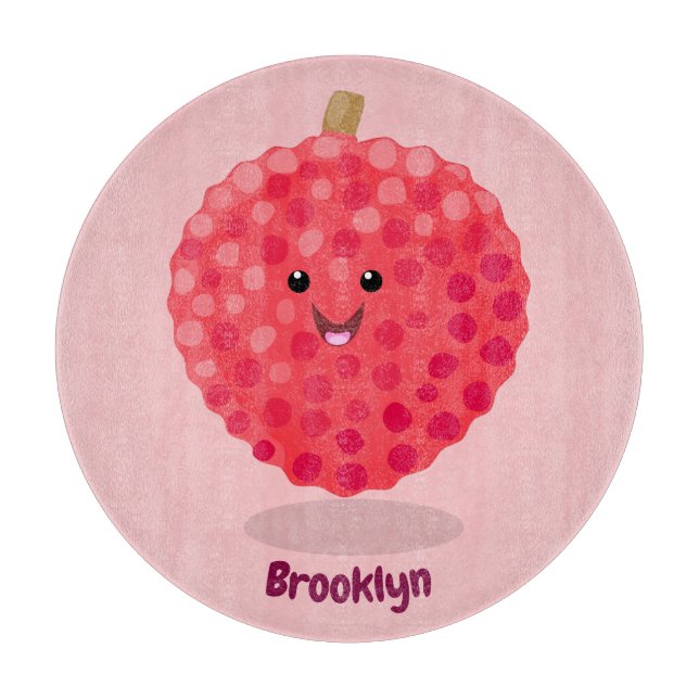 Niedliche Cartoon-Illustration Schneidebrett (Vorderseite)