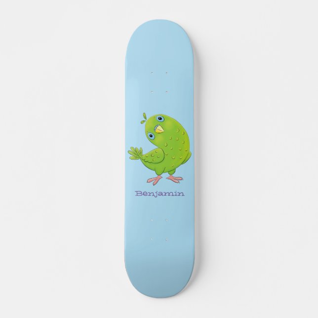 Niedliche Cartoon-Illustration Skateboard (Vorne)