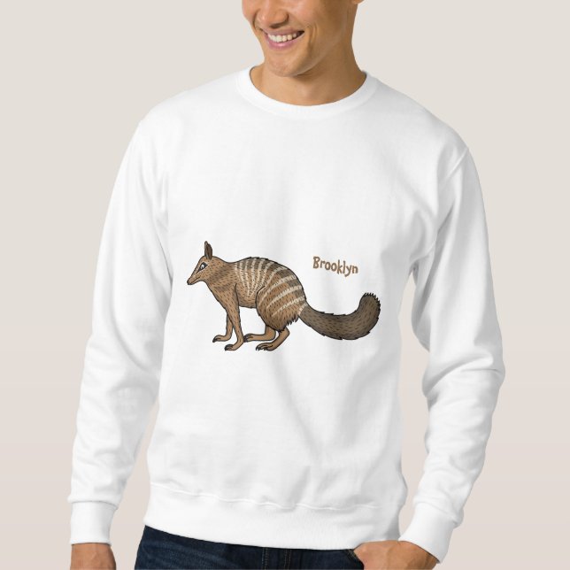 Niedliche Cartoon-Illustration Sweatshirt (Vorderseite)