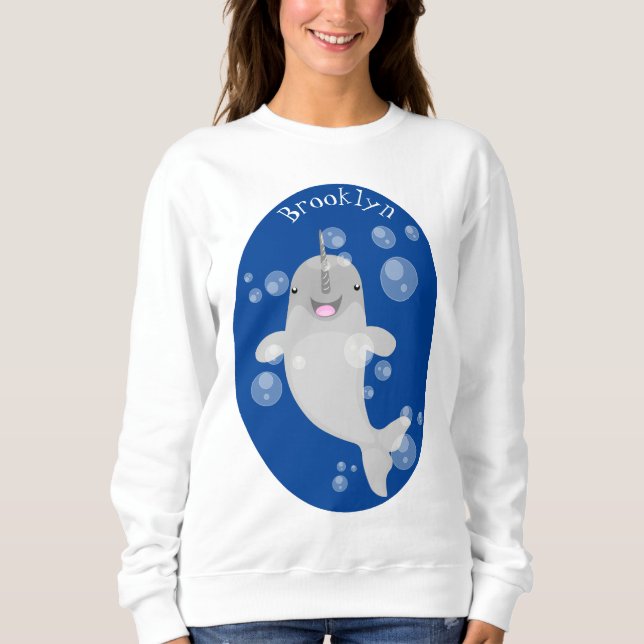 Niedliche Cartoon-Illustration Sweatshirt (Vorderseite)