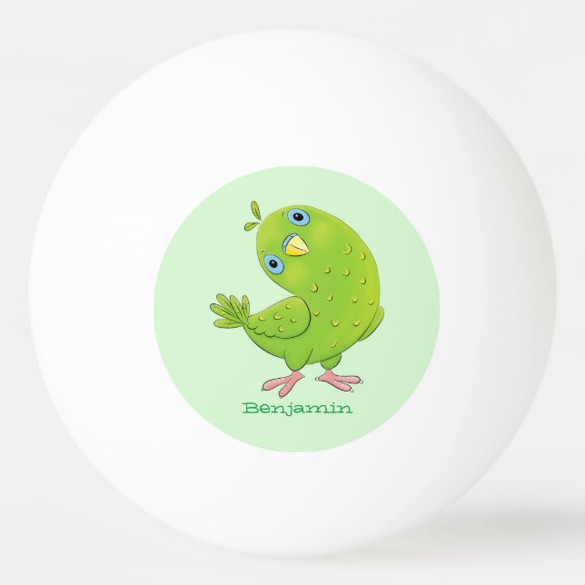 Niedliche Cartoon-Illustration Tischtennisball (Vorderseite)