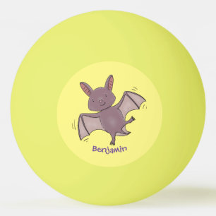 Niedliche Cartoon-Illustration Tischtennisball