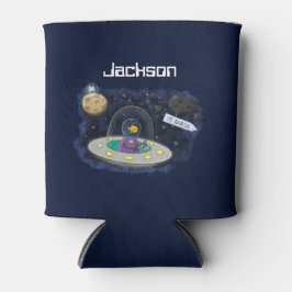 Niedliche Cartoon-Illustration über Fische im Welt Dosenkühler